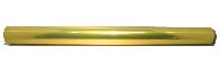 Folie metallise / Glanzfolie GOLD-silber 70cm/50m Geschenkfolie
