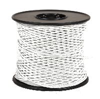 Papierkordel mit Draht WEISS 01 Ø2mm L:100m  Papierdraht