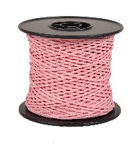 Papierkordel mit Draht ROSA 95 Ø2mm L:100m  Papierdraht