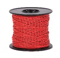 Papierkordel mit Draht ROT 26 Ø2mm L:100m  Papierdraht