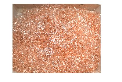 Lametta GELOCKT met. KUPFER 250gramm***