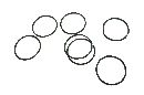 Nelkenringe grün lackiert 20 mm