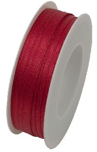 Doppelsatin ROT 20 6mm 50m