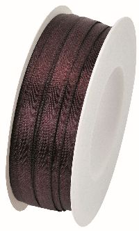 Doppelsatin BRAUN 70 6mm 50m