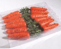 Möhren ORANGE-GRÜN  80342 L:21cm B:4,5cm mit Grün