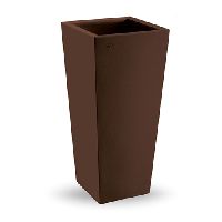 Pflanztopf Genesis m.Einsatz BRONZE 45xH100cm eckig