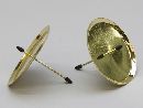Kerzenteller mit Pick GOLD 70mm