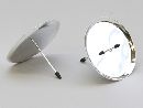Kerzenteller mit Pick SILBER 233251/25931 80mm