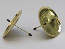 Kerzenteller mit Pick GOLD 233250/25930 80mm