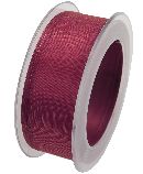 Infinity-/Organza Drahtkante DUNKELROT 26 40mm 20m X127