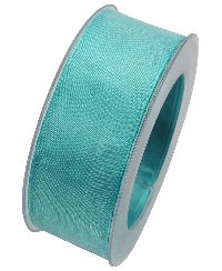 Infinity-/Organza Drahtkante TÜRKIS 37 40mm 20m X127