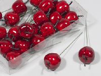 Apfel am Pick ROT 200292 3,5cm  24 Stück