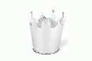 Krone Metall SILBER 6425705 Metallkrone Øoben=9cm H=10cm ØBoden=7cm