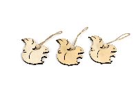 Eichhörnchen Hänger NATUR 26791 6,5x0,4x7,5cm Holz