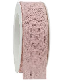 Basicband NATURE rosa  21 biologisch abbaubar B:40mm L:20m Baumwollband 267