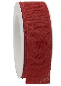 Basicband NATURE rot 20 biologisch abbaubar B:40mm L:20m Baumwollband 267