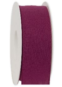Basicband NATURE beere 601 biologisch abbaubar B:40mm L:20m Baumwollband 267