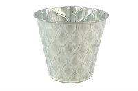 Metalltopf Sienna ZINK-WEISS 862186015 Ø11xH10cm
