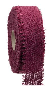 Band NATURE RUSTICO beere 601  Baumwollband 475a Breite: 55mm  Länge: 30 Meter