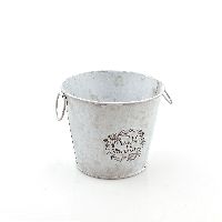 Zinktopf Le Jardin du Vintage 37 803 Ø15xH12cm
