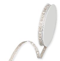 Band Herzen Leinenband natur-weiss 1324 Breite:10mm Länge:15Meter