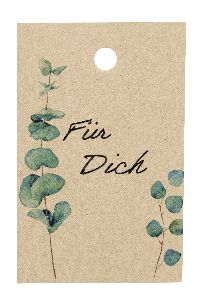 Minikarten Anhänger Breite: 80 mm  6678 Für Dich