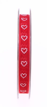 Herzband Heartbreaker rot 148610 123 B:10mm L:20Meter